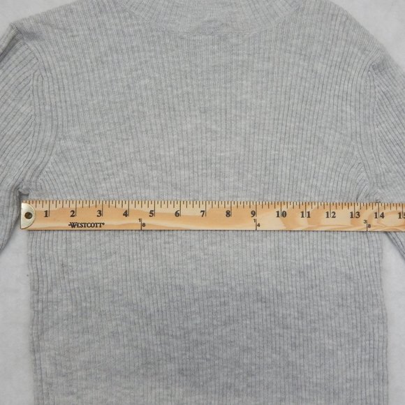 Prologue Womens Gray High Neck Long Sleeve Top Size S - Picture 5 of 10